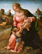 Francesco Granacci Madonna and Child with St John the Baptist France oil painting artist